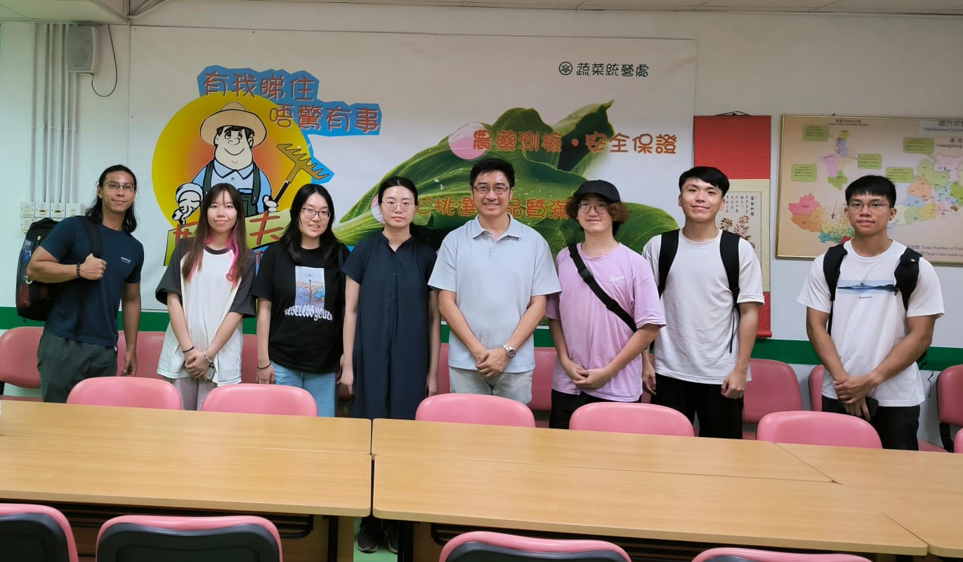 香港有機資源中心職員及大學學生參觀蔬菜統營處
