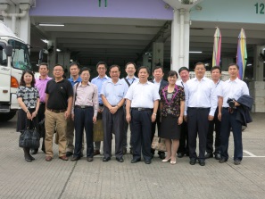 湖南省農業委員會表團參觀蔬菜統營處