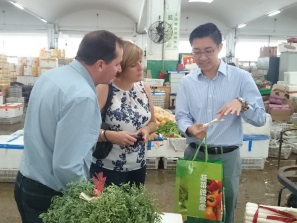 昆士蘭農產品出口商參觀蔬菜統營處